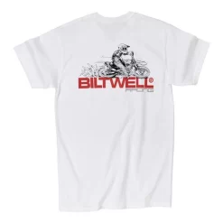 Biltwell - Spare Parts T-Shirt - White -Next stop, Motorcycle riding. biltwell spare parts t shirt white 15380.1690489565