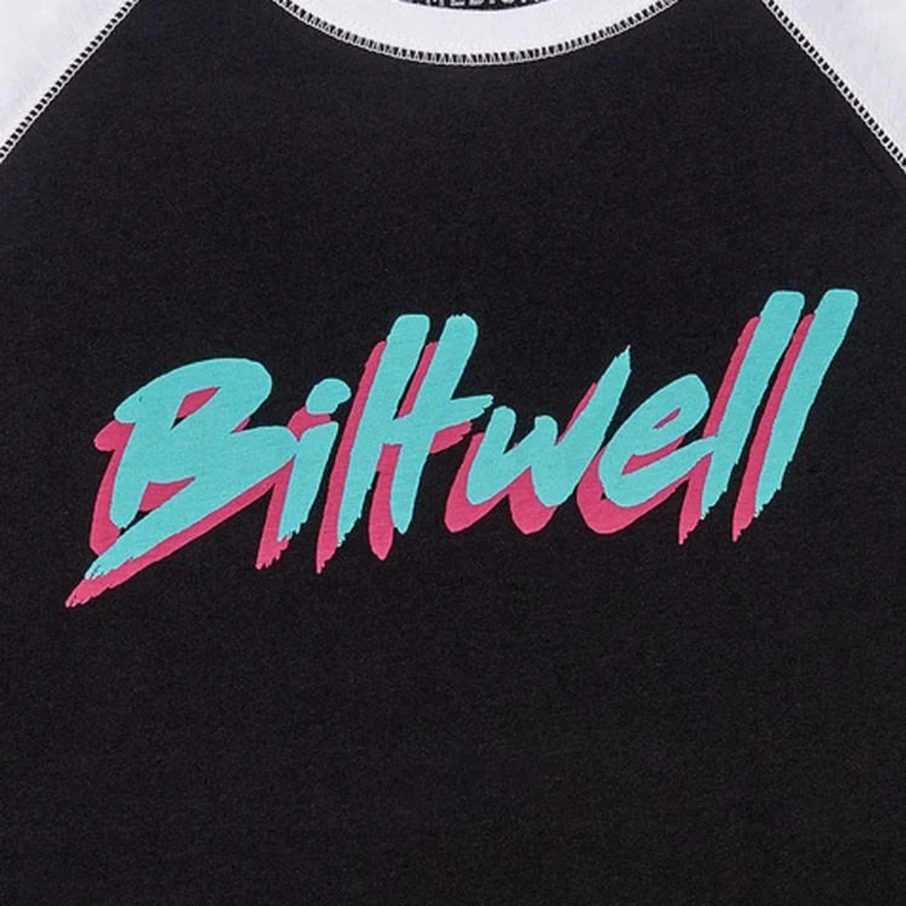 Biltwell - Women's 1985 Raglan - Black/White 3 Biltwell - Women's 1985 Raglan - Black/White - Image 3