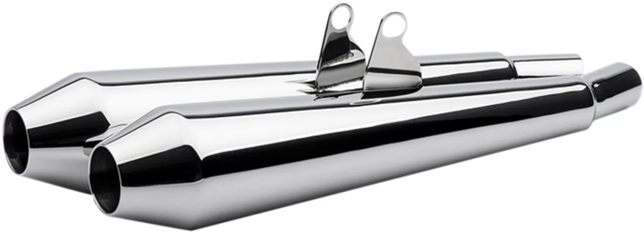 British Customs - Predator Pro Mufflers - Polished Fits Bonneville T100, T120 2 British Customs - Predator Pro Mufflers - Polished Fits Bonneville T100, T120 - Image 2