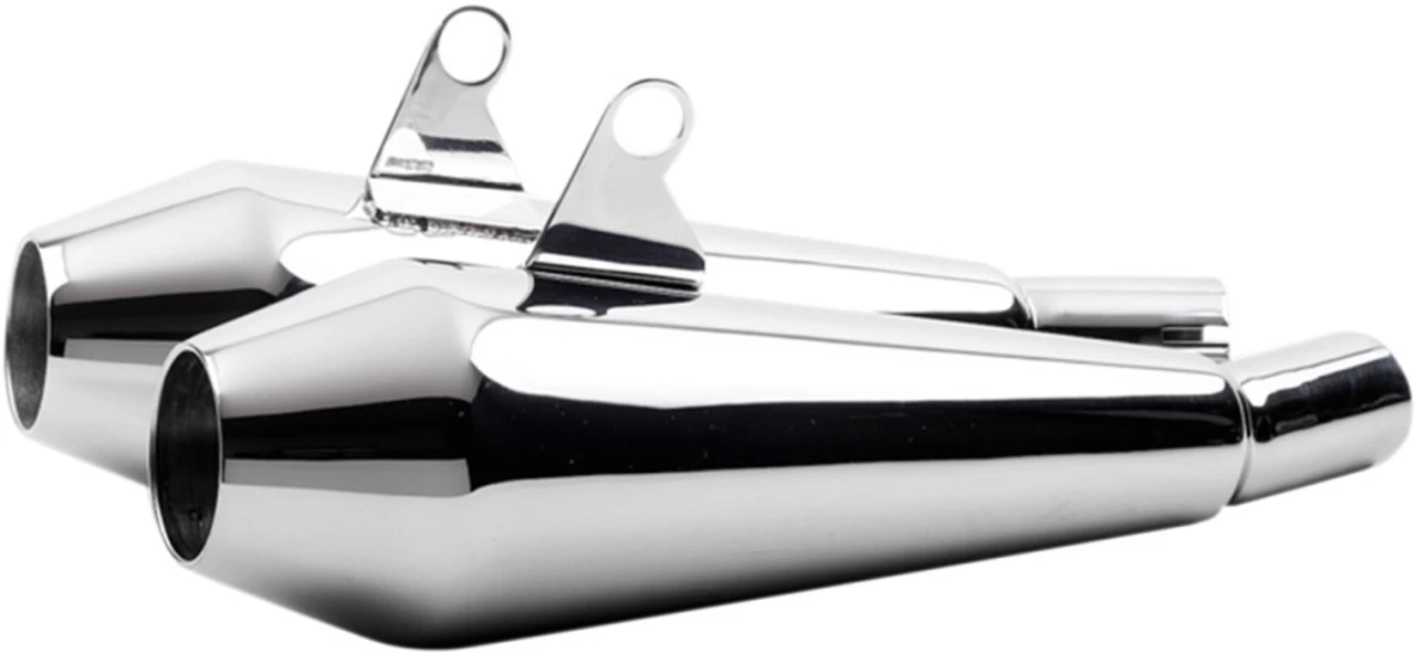 British Customs - Short Predator Pro Triumph Mufflers - Fits Street Twin 2 British Customs - Short Predator Pro Triumph Mufflers - Fits Street Twin - Image 2