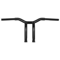 Burly Brand - Gloss Black Raked Dominator Handlebars (Choose Height)