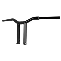 Burly Brand - Matte Black Straight Dominator Handlebars (Choose Height)