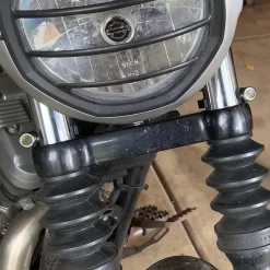 Combustion Industries - Micron CLAW 38-50mm Front Fork Turn Signals - White/Amber -Next stop, Motorcycle riding. combustion industries micron claw 38 50mm front fork turn signals whiteamber 56378.1690316295