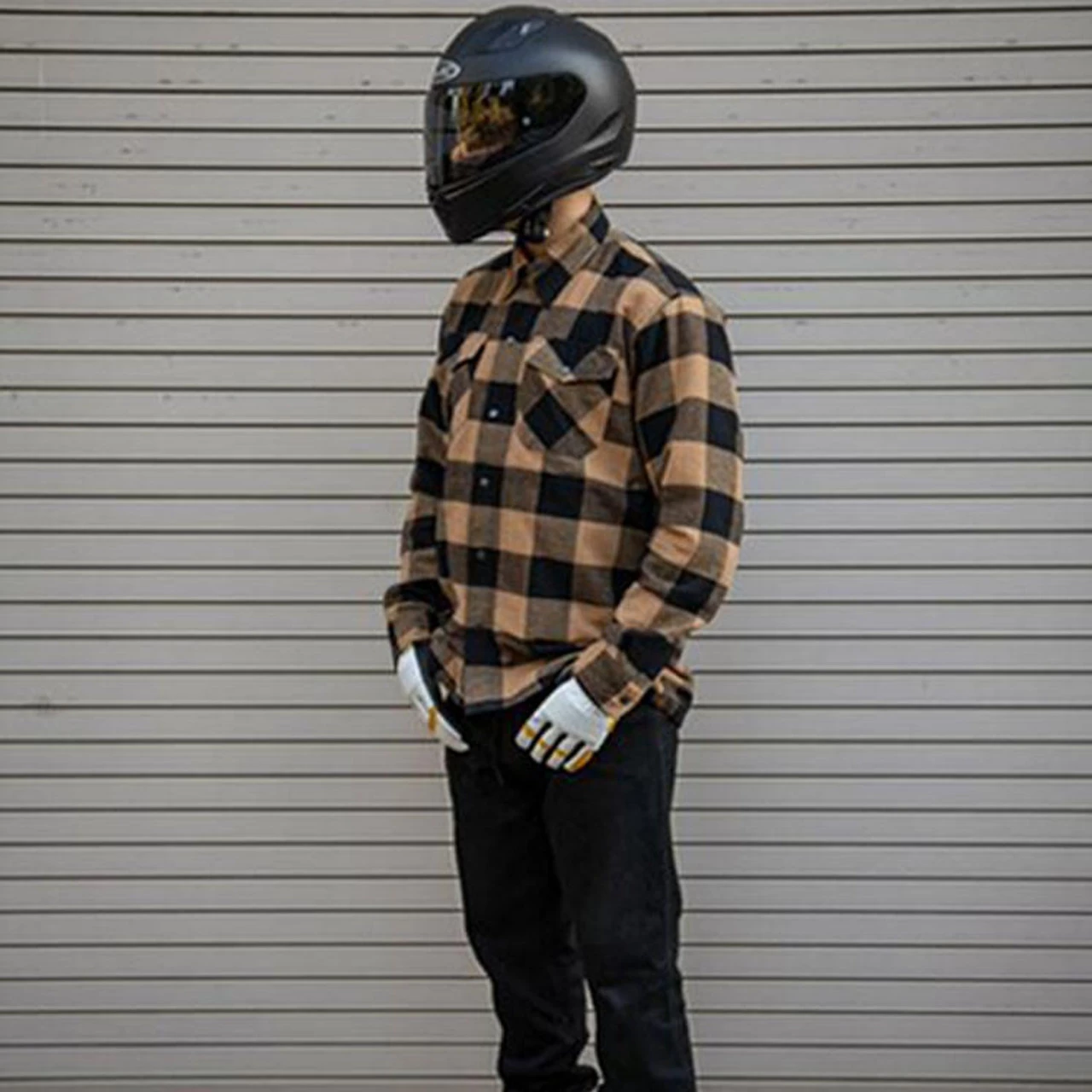 Cortech The Bender Protective Riding Flannel - Brown 3 Cortech The Bender Protective Riding Flannel - Brown - Image 3