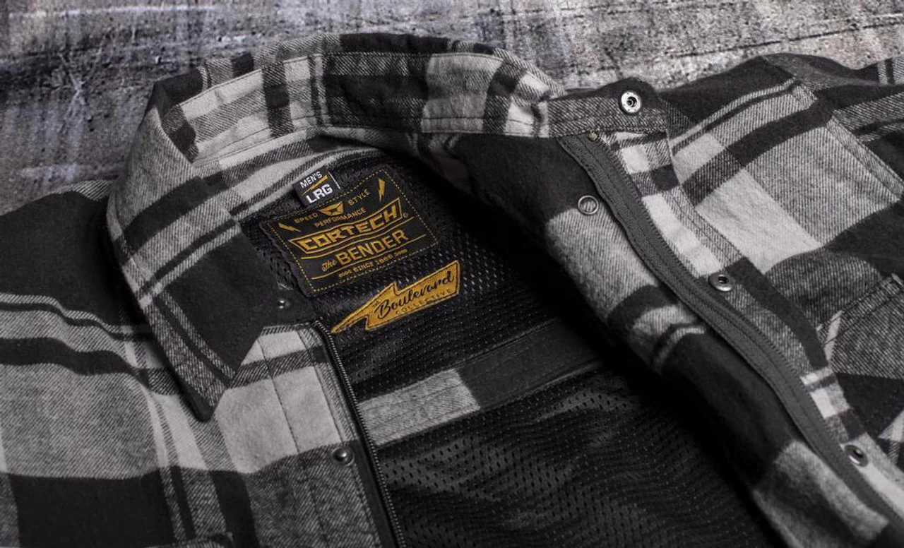 Cortech The Bender Riding Flannel - Storm Grey 4 Cortech The Bender Riding Flannel - Storm Grey - Image 4