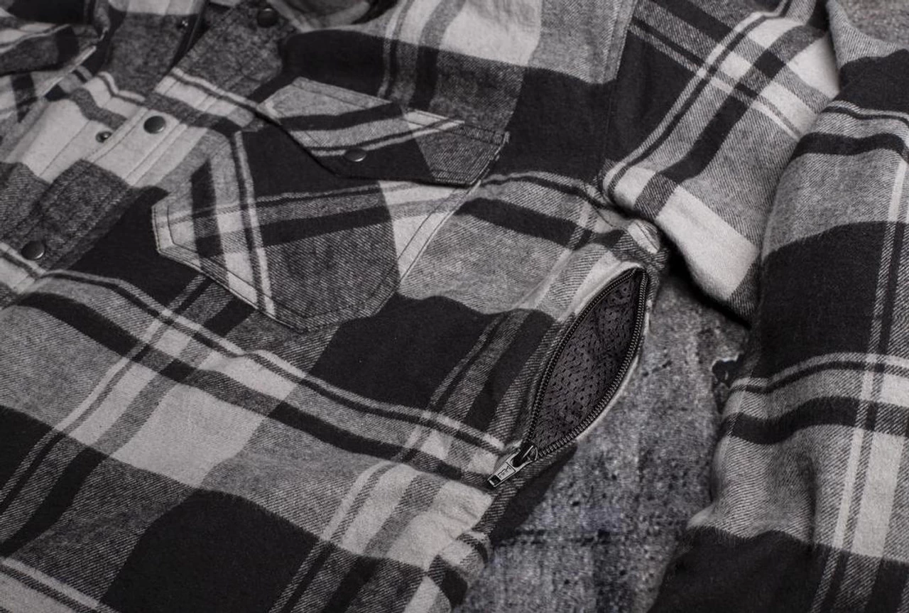 Cortech The Bender Riding Flannel - Storm Grey 3 Cortech The Bender Riding Flannel - Storm Grey - Image 3