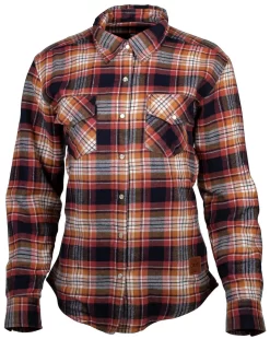 Cortech - The Misfit Women's Protective Riding Flannel - Red/Blue - Large (Open Box)