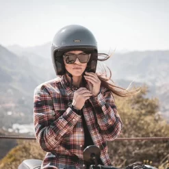 Cortech - The Misfit Women's Protective Riding Flannel - Red/Blue - Large (Open Box) -Next stop, Motorcycle riding. cortech the misfit womens protective riding flannel redblue large open box 75014.1700942362