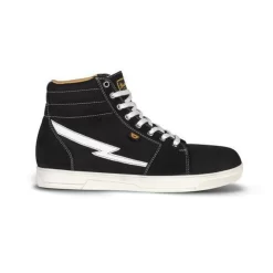 Cortech The Slayer Skate Style Canvas And Suede Riding Shoe - Black