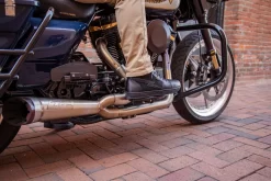 Cortech The Slayer Suede/ Leather High-Top Riding Shoe - Black/ Black -Next stop, Motorcycle riding. cortech the slayer suede leather high top riding shoe black black 43998.1691080447