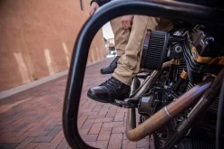 Cortech The Slayer Suede/ Leather High-Top Riding Shoe - Black/ Black -Next stop, Motorcycle riding. cortech the slayer suede leather high top riding shoe black black 71991.1691083415