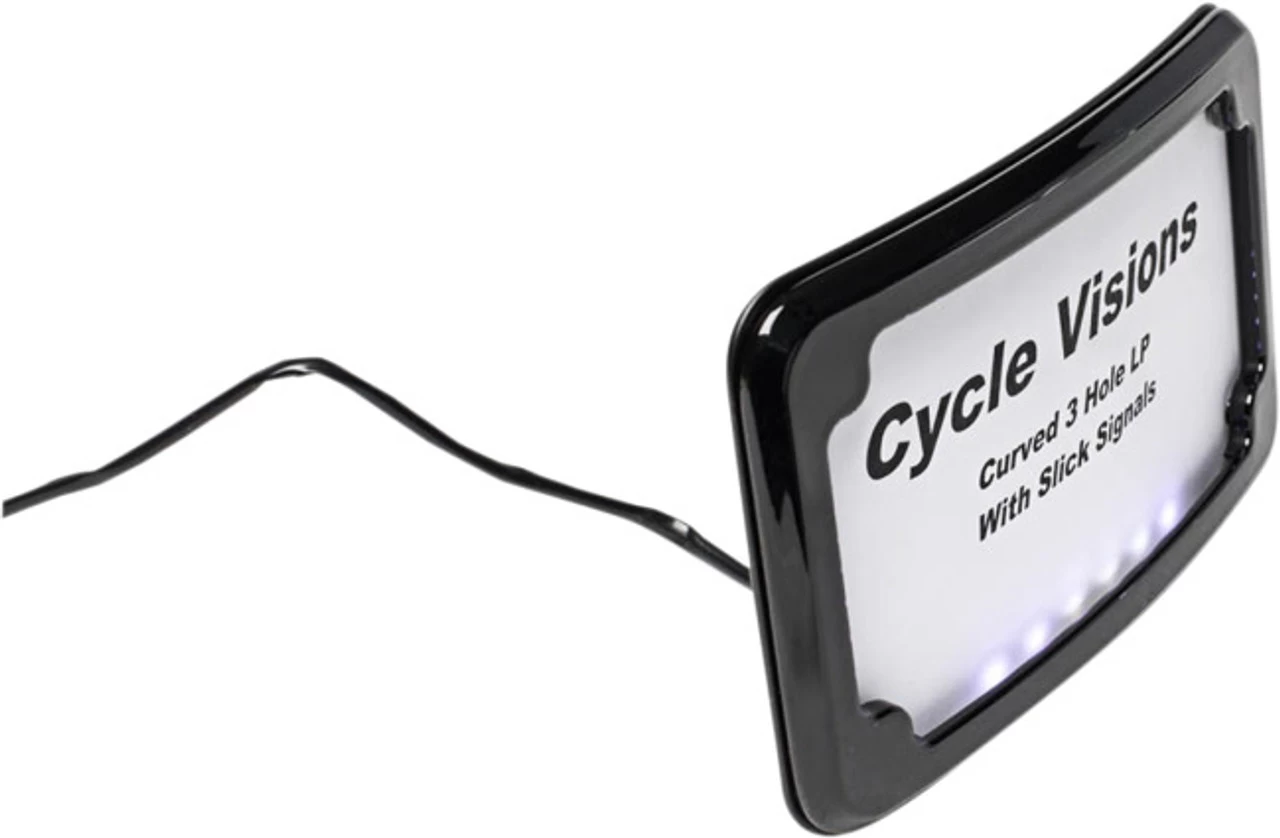 Cycle Visions - License Plate Frame - 3 Hole 2 Cycle Visions - License Plate Frame - 3 Hole - Image 2