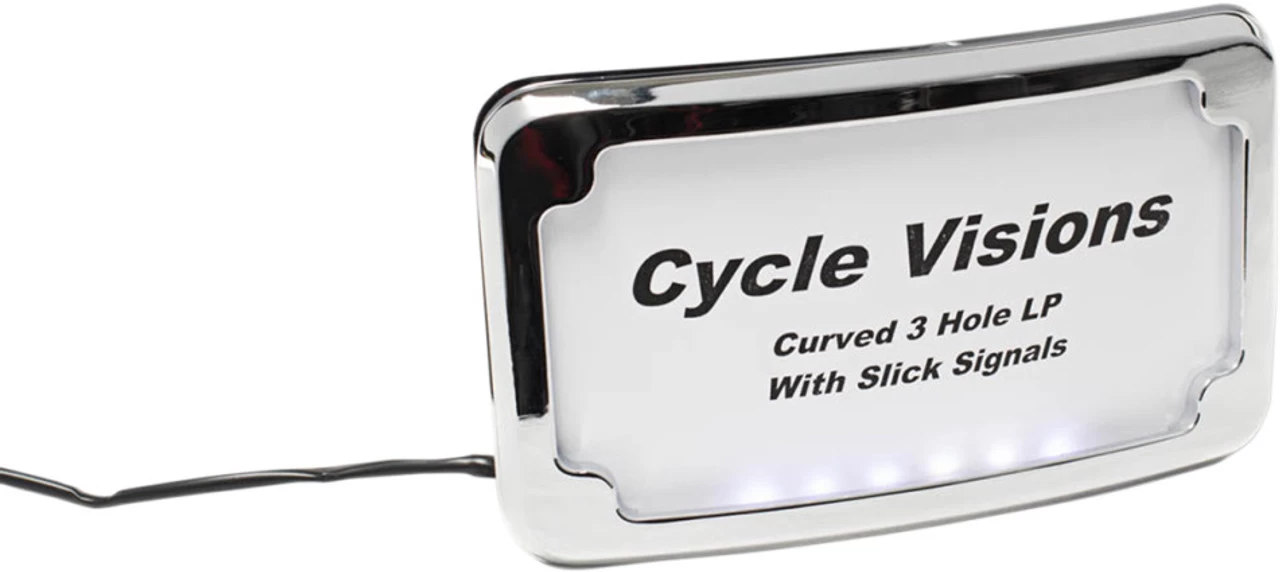 Cycle Visions - License Plate Frame - 3 Hole 1 Cycle Visions - License Plate Frame - 3 Hole