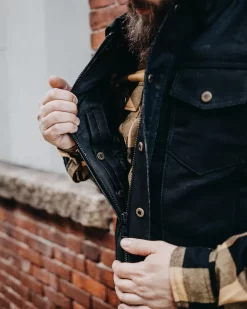 Deadbeat Customs 14 Oz. Signature Denim Vest - Collar 27 Deadbeat Customs 14 Oz. Signature Denim Vest - Collar -Next stop, Motorcycle riding. deadbeat customs 14 oz signature denim vest collar 16928.1697659083