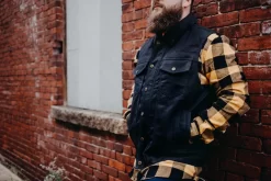 Deadbeat Customs 14 Oz. Signature Denim Vest - Collar 25 Deadbeat Customs 14 Oz. Signature Denim Vest - Collar -Next stop, Motorcycle riding. deadbeat customs 14 oz signature denim vest collar 18446.1697659083