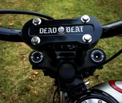 Deadbeat Customs 8" Moto Handlebar Risers Fits 1" Handlebars - Black -Next stop, Motorcycle riding. deadbeat customs 8 moto handlebar risers fits 1 handlebars black 18092.1690485647