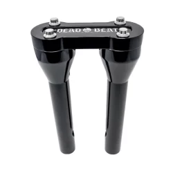 Deadbeat Customs 8" Moto Handlebar Risers Fits 1" Handlebars - Black