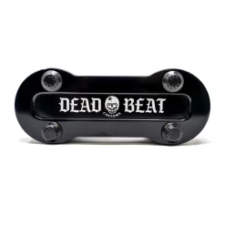 Deadbeat Customs 8" Moto Handlebar Risers Fits 1" Handlebars - Black -Next stop, Motorcycle riding. deadbeat customs 8 moto handlebar risers fits 1 handlebars black 28787.1690484582