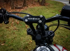 Deadbeat Customs 8" Moto Handlebar Risers Fits 1" Handlebars - Black -Next stop, Motorcycle riding. deadbeat customs 8 moto handlebar risers fits 1 handlebars black 29322.1690484303