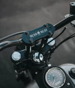 Deadbeat Customs 8" Moto Handlebar Risers Fits 1" Handlebars - Black -Next stop, Motorcycle riding. deadbeat customs 8 moto handlebar risers fits 1 handlebars black 75618.1695664903