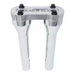 Deadbeat Customs 8" Moto Handlebar Risers Fits 1" Handlebars - Chrome