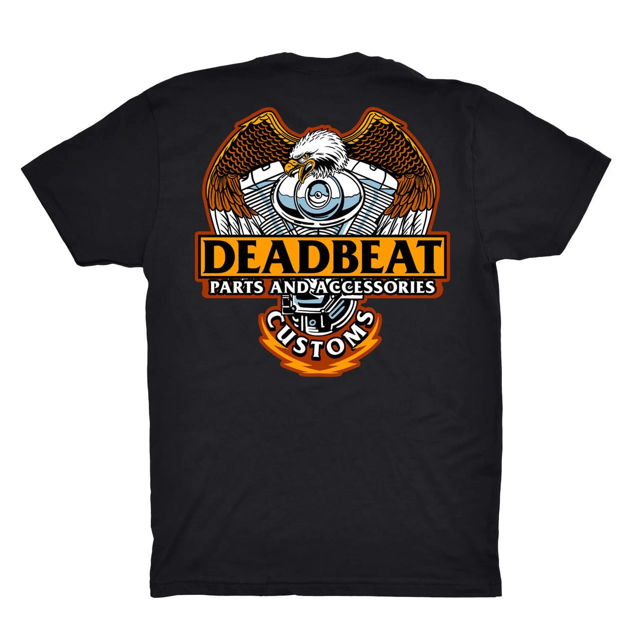 Deadbeat Customs Big Twins T-Shirt 1 Deadbeat Customs Big Twins T-Shirt