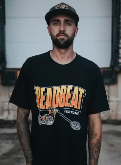 Deadbeat Customs Chopper T-Shirt 7 Deadbeat Customs Chopper T-Shirt -Next stop, Motorcycle riding. deadbeat customs chopper t shirt 26825.1697659165