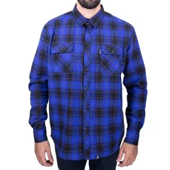 Deadbeat Customs - Classic Flannel Shirt - Electric