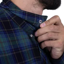 Deadbeat Customs - Classic Flannel Shirt - Forest (S,M) -Next stop, Motorcycle riding. deadbeat customs classic flannel shirt forest 18624.1697659120