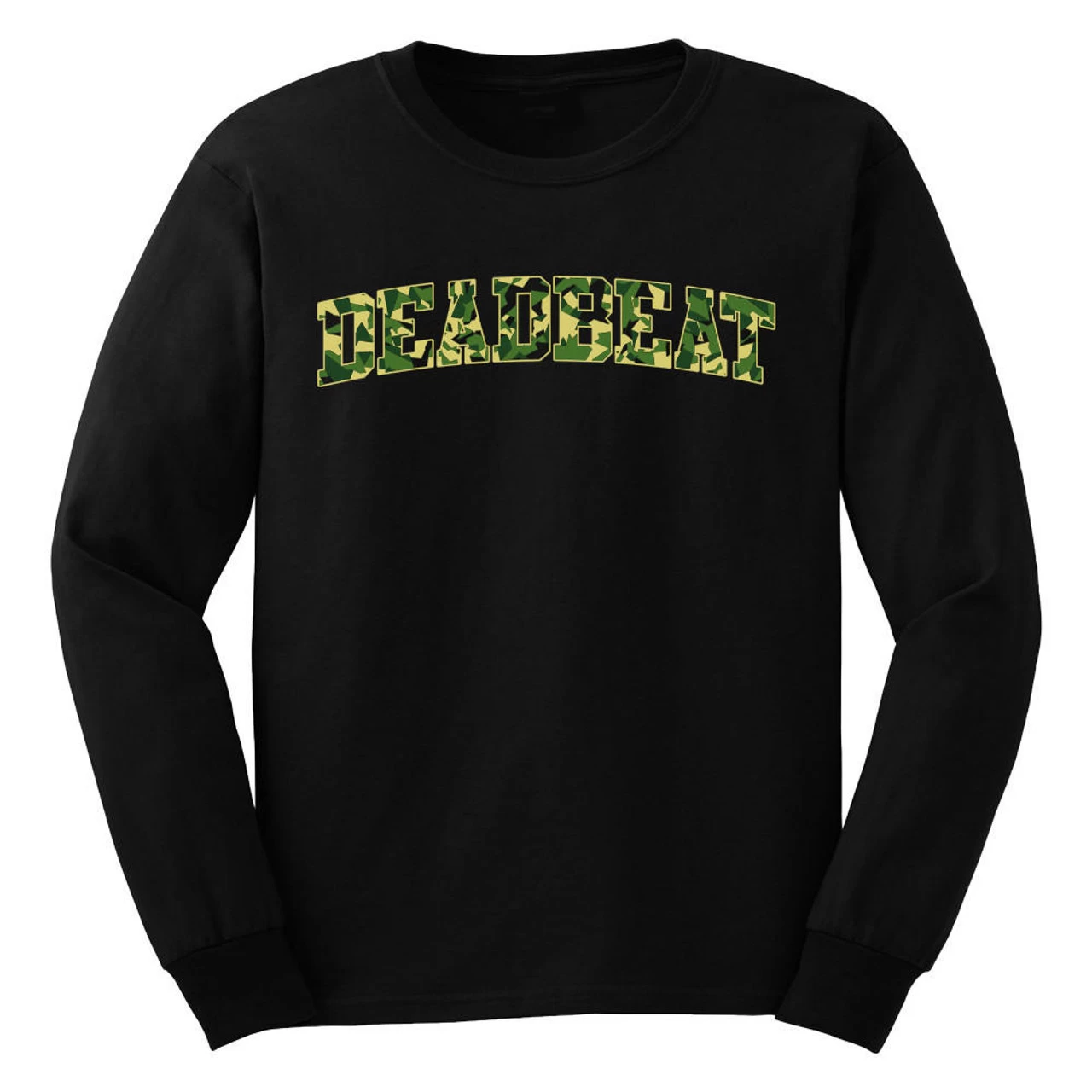 Deadbeat Customs Drop Out Longsleeve Shirt - Black 1 Deadbeat Customs Drop Out Longsleeve Shirt - Black