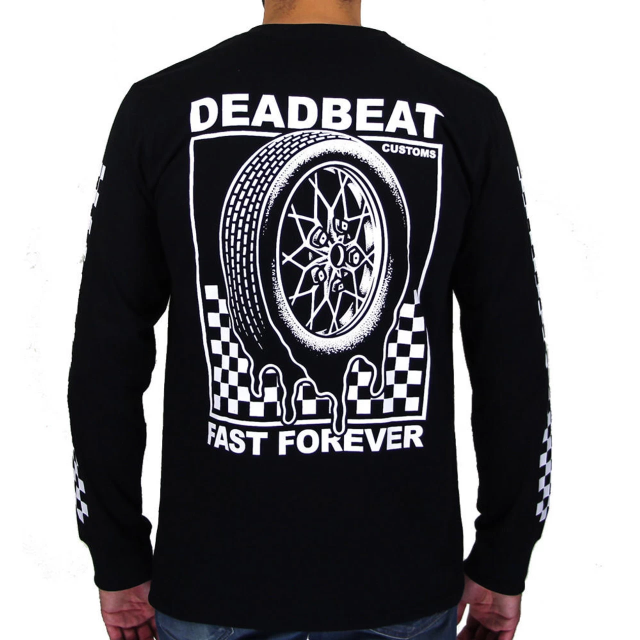 Deadbeat Customs Fast Forever Longsleeve Shirt - Black 1 Deadbeat Customs Fast Forever Longsleeve Shirt - Black