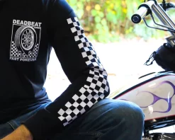 Deadbeat Customs Fast Forever Longsleeve Shirt - Black 6 Deadbeat Customs Fast Forever Longsleeve Shirt - Black -Next stop, Motorcycle riding. deadbeat customs fast forever longsleeve shirt black 07627.1697659097
