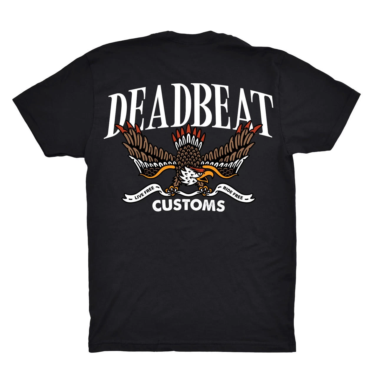Deadbeat Customs Flying Eagle T-Shirt 1 Deadbeat Customs Flying Eagle T-Shirt