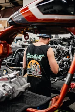 Deadbeat Customs Friends Tank Top -Next stop, Motorcycle riding. deadbeat customs friends tank top 45331.1697659122