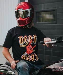 Deadbeat Customs Horns T-Shirt -Next stop, Motorcycle riding. deadbeat customs horns t shirt 20907.1697659159