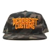 Deadbeat Customs Hunter Orange/Camo Snapback