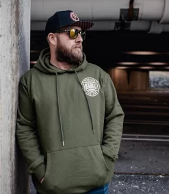 Deadbeat Customs Live Free Ride Free Sweatshirt - Olive -Next stop, Motorcycle riding. deadbeat customs live free ride free sweatshirt olive 15818.1697659134