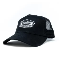 Deadbeat Customs Logo Black Snapback W/ Curved Brim