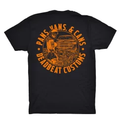 Deadbeat Customs - Pans, Vans, And Cans T-Shirt (S,3XL)