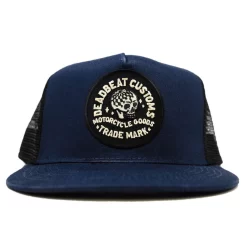 Deadbeat Customs Race Skull Blue Snapback
