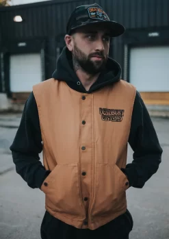 Deadbeat Customs - Ride 'Em All Work Vest - Khaki