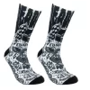 Deadbeat Customs - Ride Fast Socks - Black/White