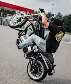 Deadbeat Customs Ride Free 80's Black T-Shirt -Next stop, Motorcycle riding. deadbeat customs ride free 80s black t shirt 12150.1697659113