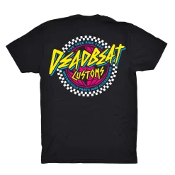 Deadbeat Customs Ride Free 80's Black T-Shirt