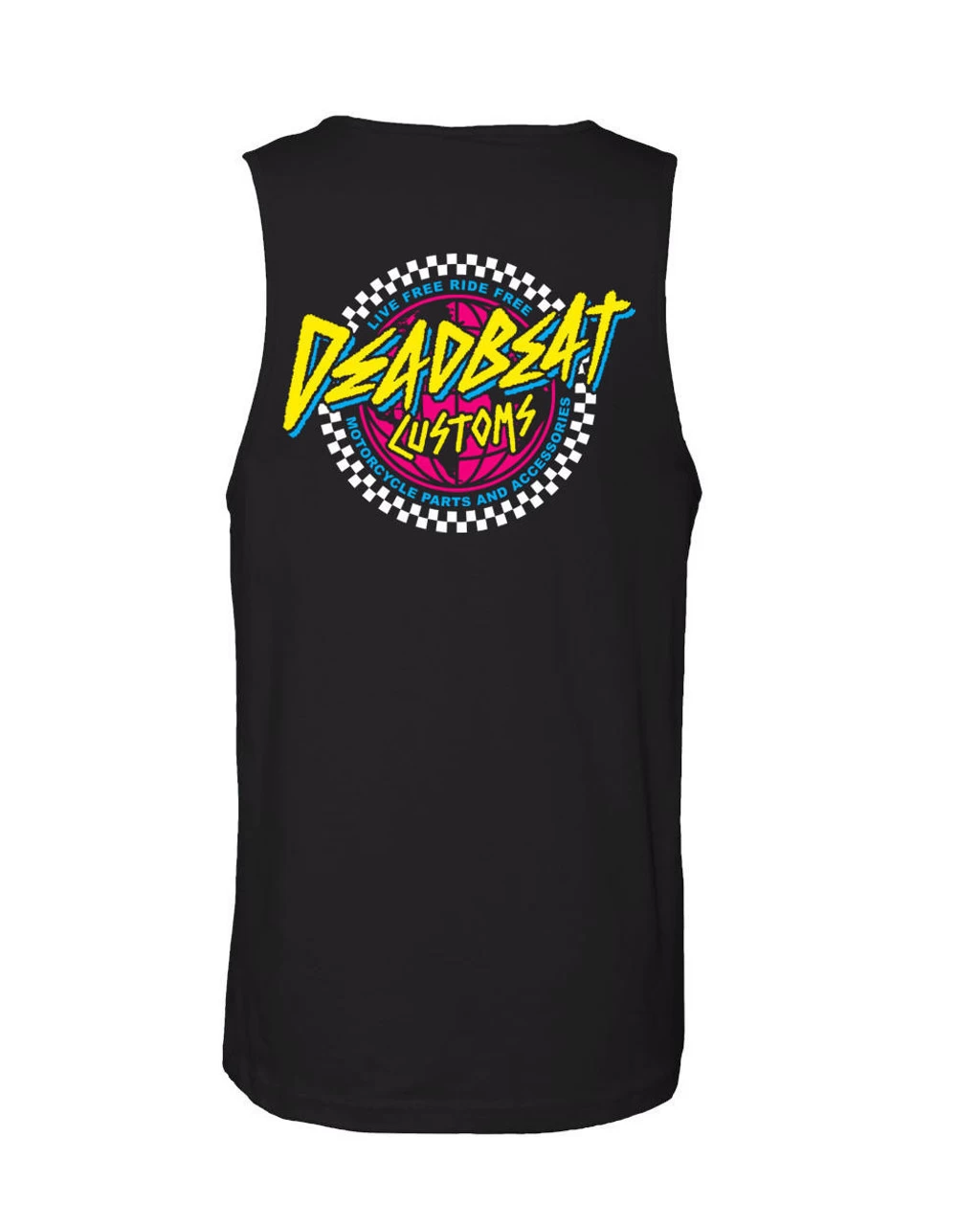 Deadbeat Customs Ride Free 80's Tank Top (3XL) 1 Deadbeat Customs Ride Free 80's Tank Top (3XL)