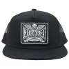 Deadbeat Customs - Ride Now Die Later Snapback Hat W/ Underbrim - Black