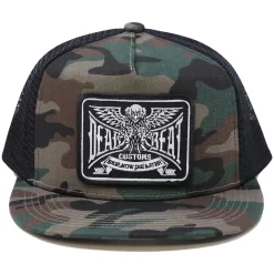 Deadbeat Customs - Ride Now Die Later Snapback Hat W/ Underbrim - Camo