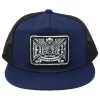 Deadbeat Customs - Ride Now Die Later Snapback Hat W/ Underbrim - Navy