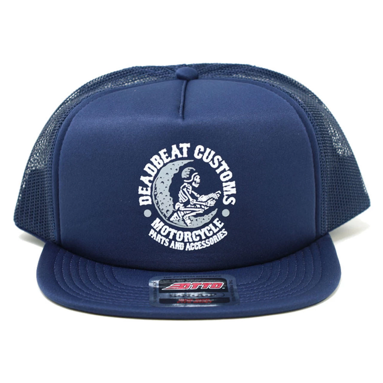 Deadbeat Customs Sparky Foam Snapback Hat - Blue 1 Deadbeat Customs Sparky Foam Snapback Hat - Blue