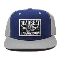 Deadbeat Customs Wrench Snapback - Navy/Grey